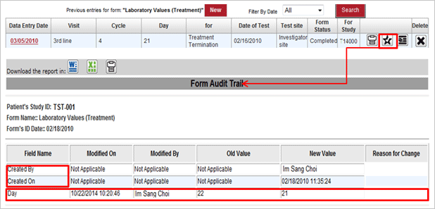 Audit Trail