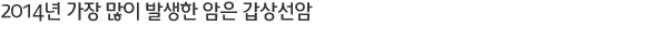 2014�� ���� ���� �߻��� ���� ���󼱾�