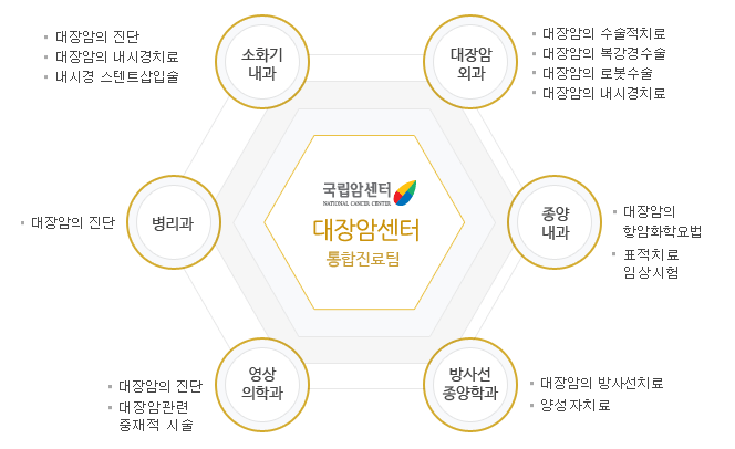 국립암센터 대장암센터 통합진료팀 설명