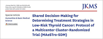 Shared Decision-Making for Determining Treatment Strategies in Low-Risk Thyroid Cancer: Protocol of a Multicenter Cluster-Randomized Trial (MAeSTro-SDM)