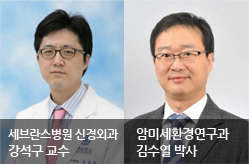 좌)세브란스병원 신경외과 강석구 교수/우)암미세환경연구과 김수열 박사