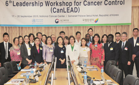 제6회 WHO 암 관리 리더십 및 역량 강화 워크숍 개최