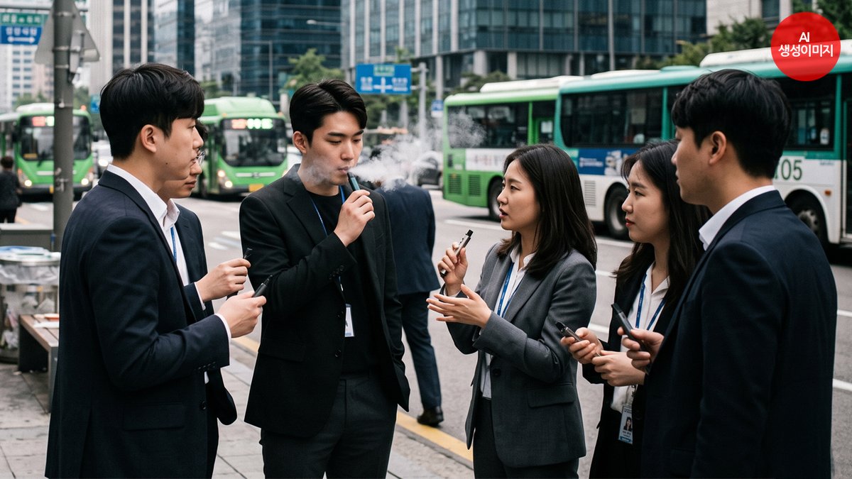 젊은 연령층의 전자담배 사용 증가