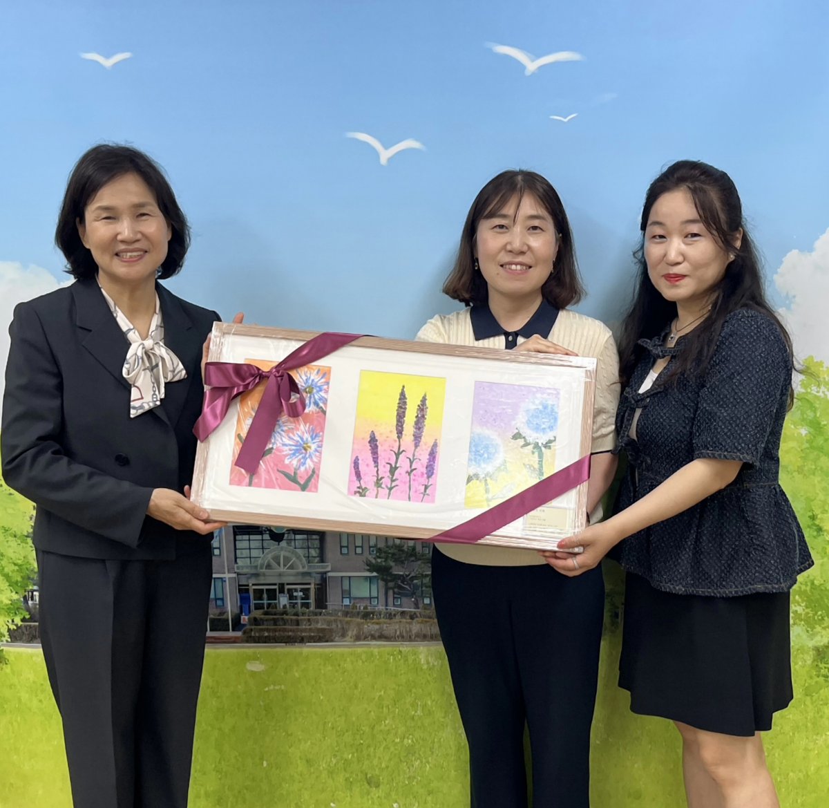 한국경진학교 학생 작품 기증식