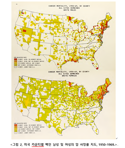 Atlas of Cancer Mortality for U.S. Counties